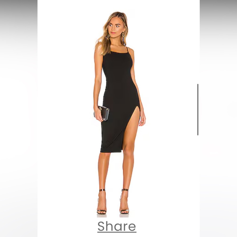 superdown Black Sleeveless Dress
